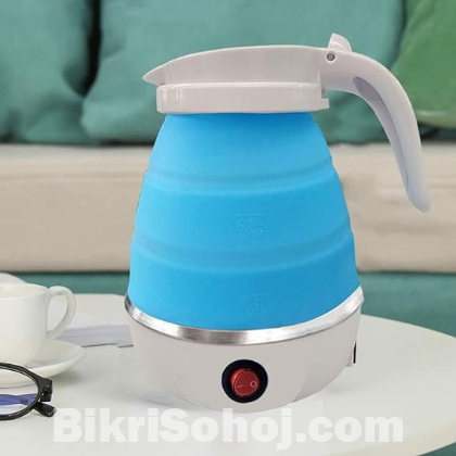 Foldable Travel Electric Kettle-blue Color